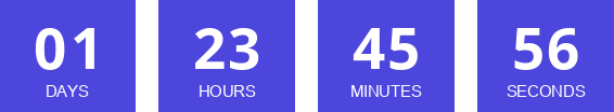 Animated countdown timer